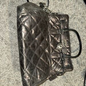 Michael Kors Quilted Metallic Handbag